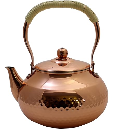 新品未使用 COPPER 100 ケトル S-2509 銅製 やかん 日本製 Amazon｜新光金属 ケトル 素銅 1.1L 鎚目入れティーケトル S